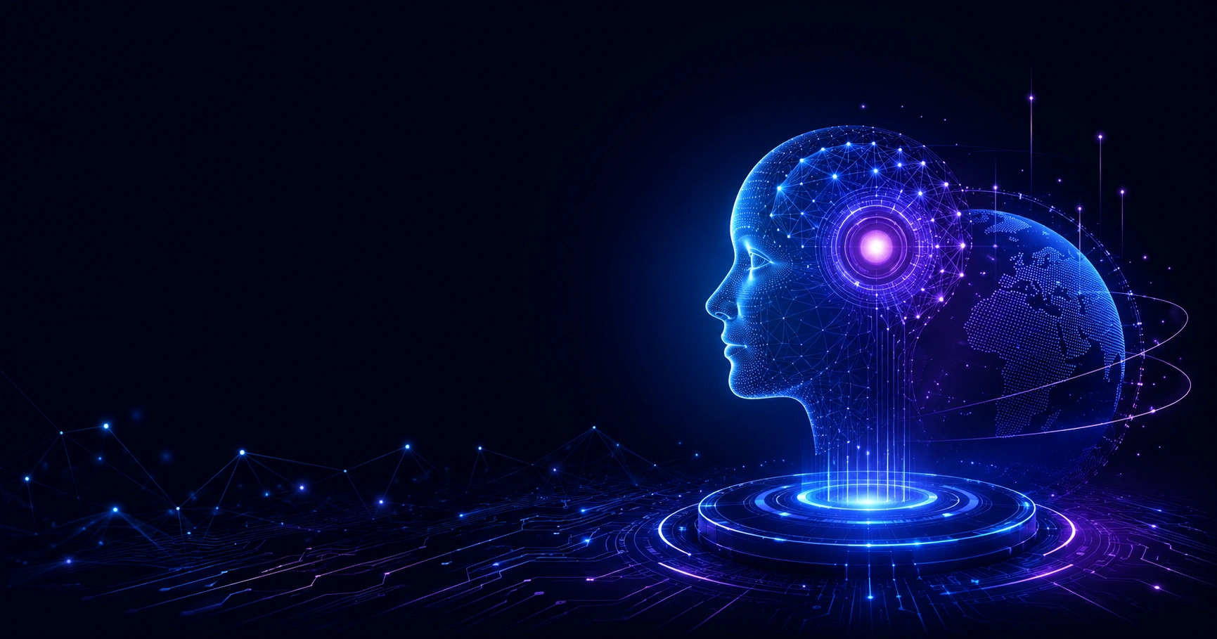 Conference hall banner for the 2nd International Conference on Artificial Intelligence