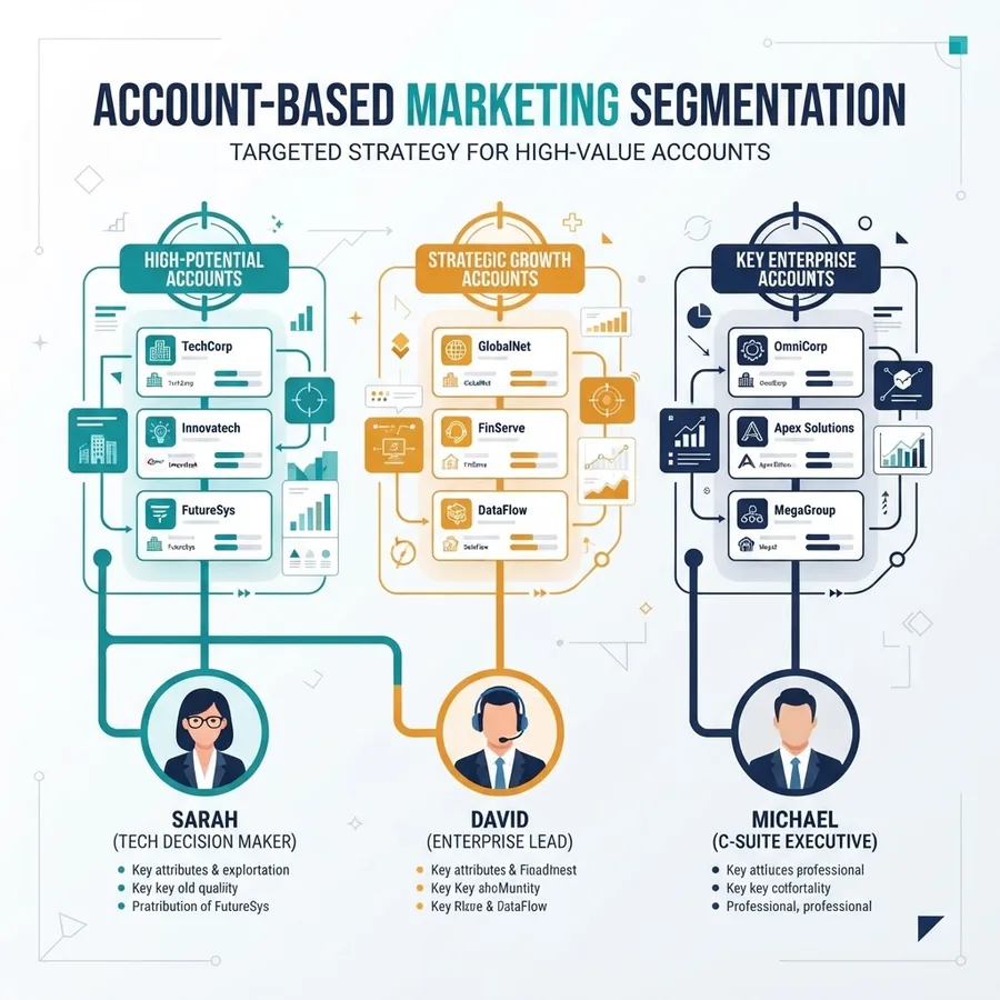 Account based marketing executive persona targeting segments