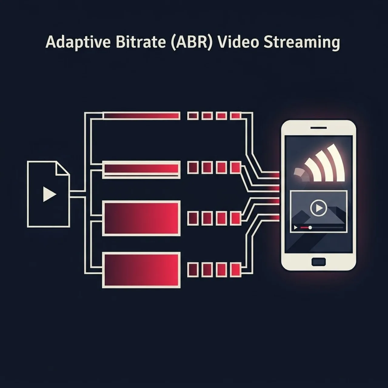 Adaptive bitrate streaming workflow