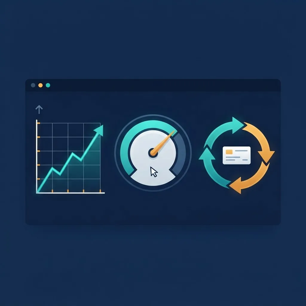 Advertiser campaign reporting dashboard showing renewal metrics