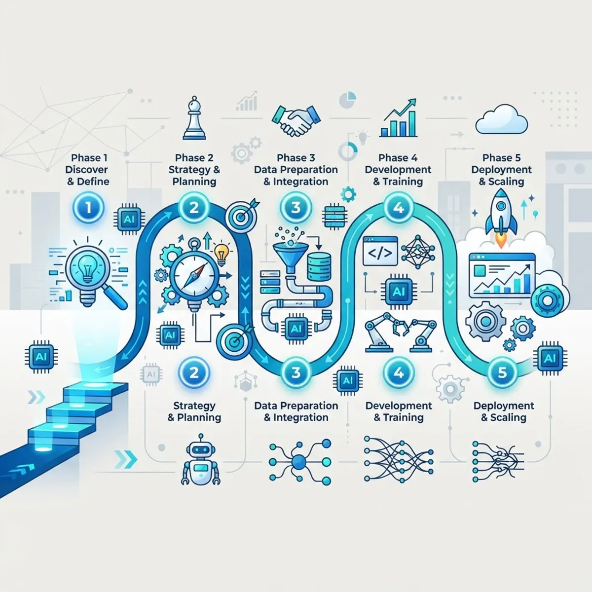 AI adoption roadmap and business strategy