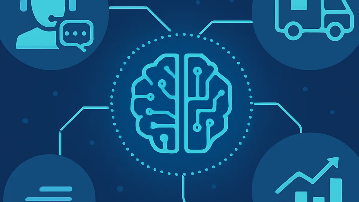 AI applications connected across an enterprise