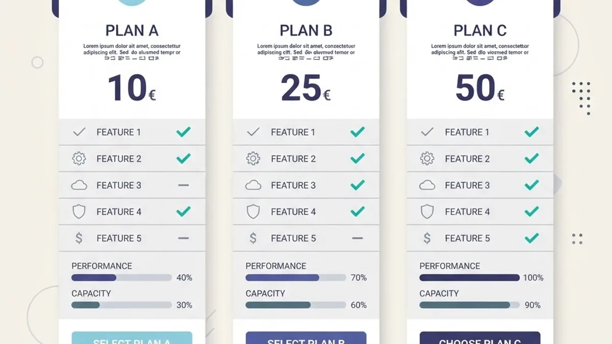 Flat infographic comparing AI assistant app options side by side
