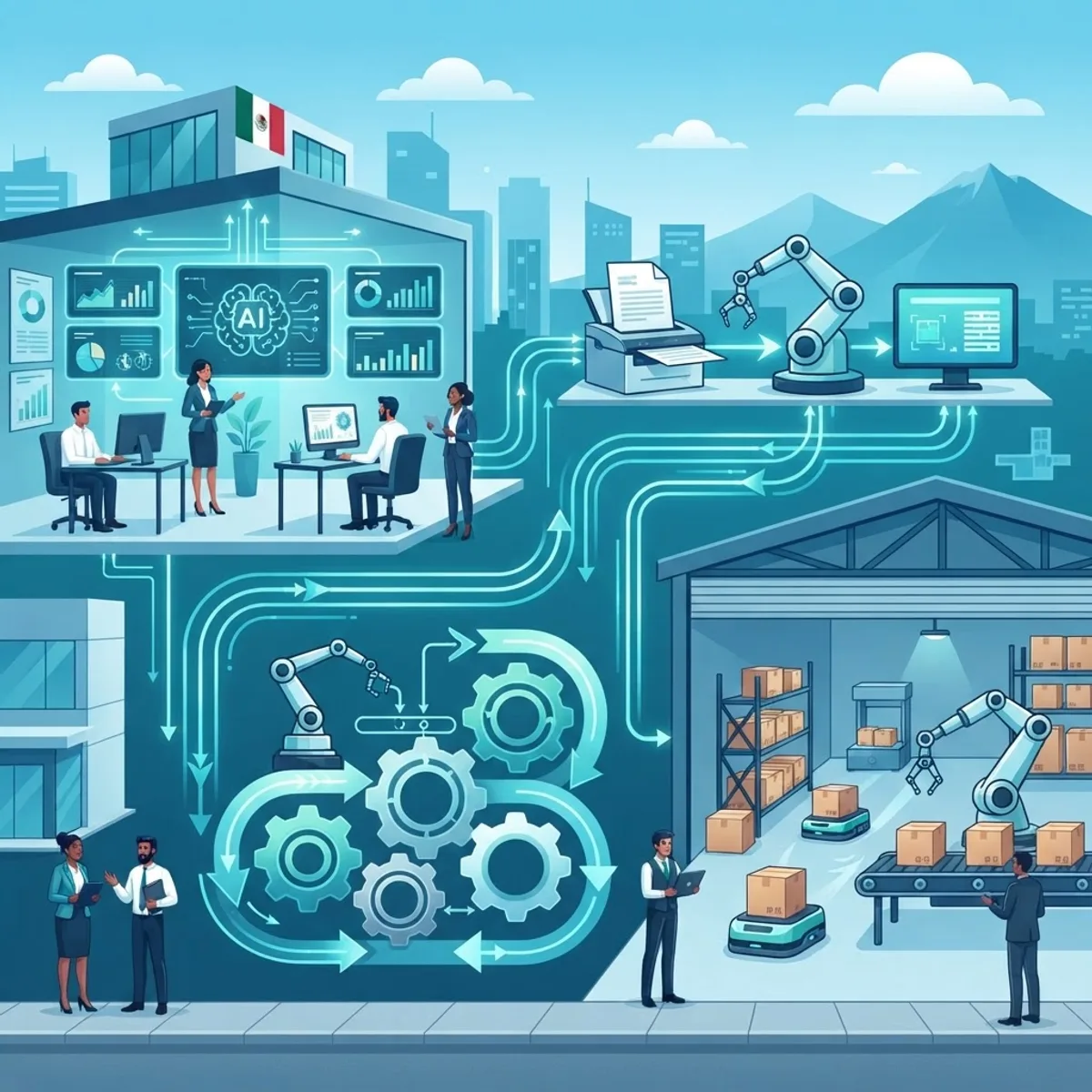 AI automation in Mexican enterprises