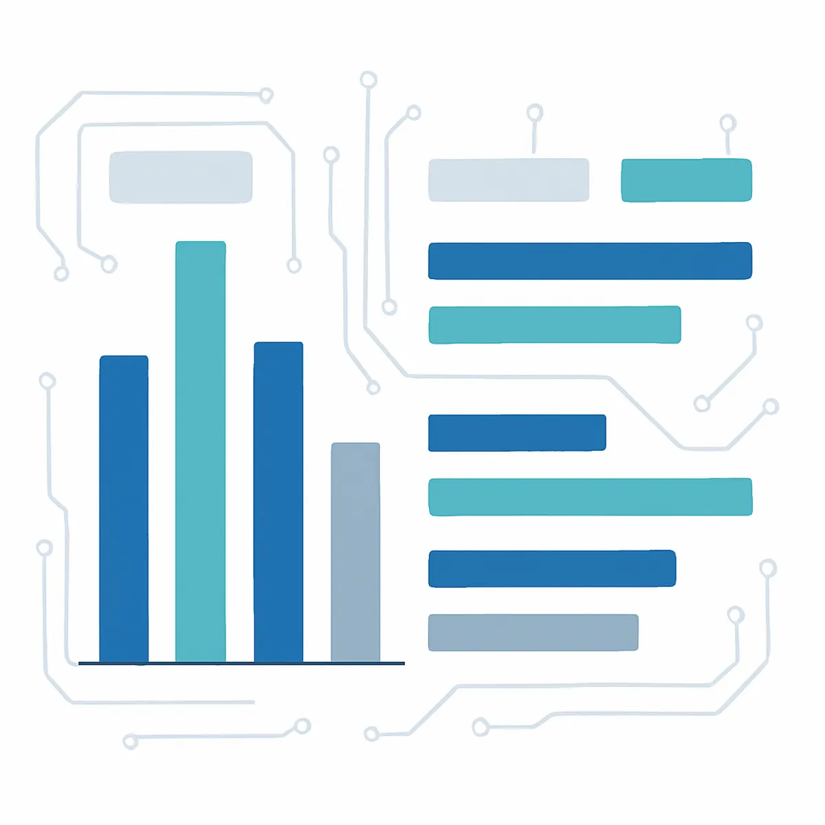 Comparison chart visualization of AI bills