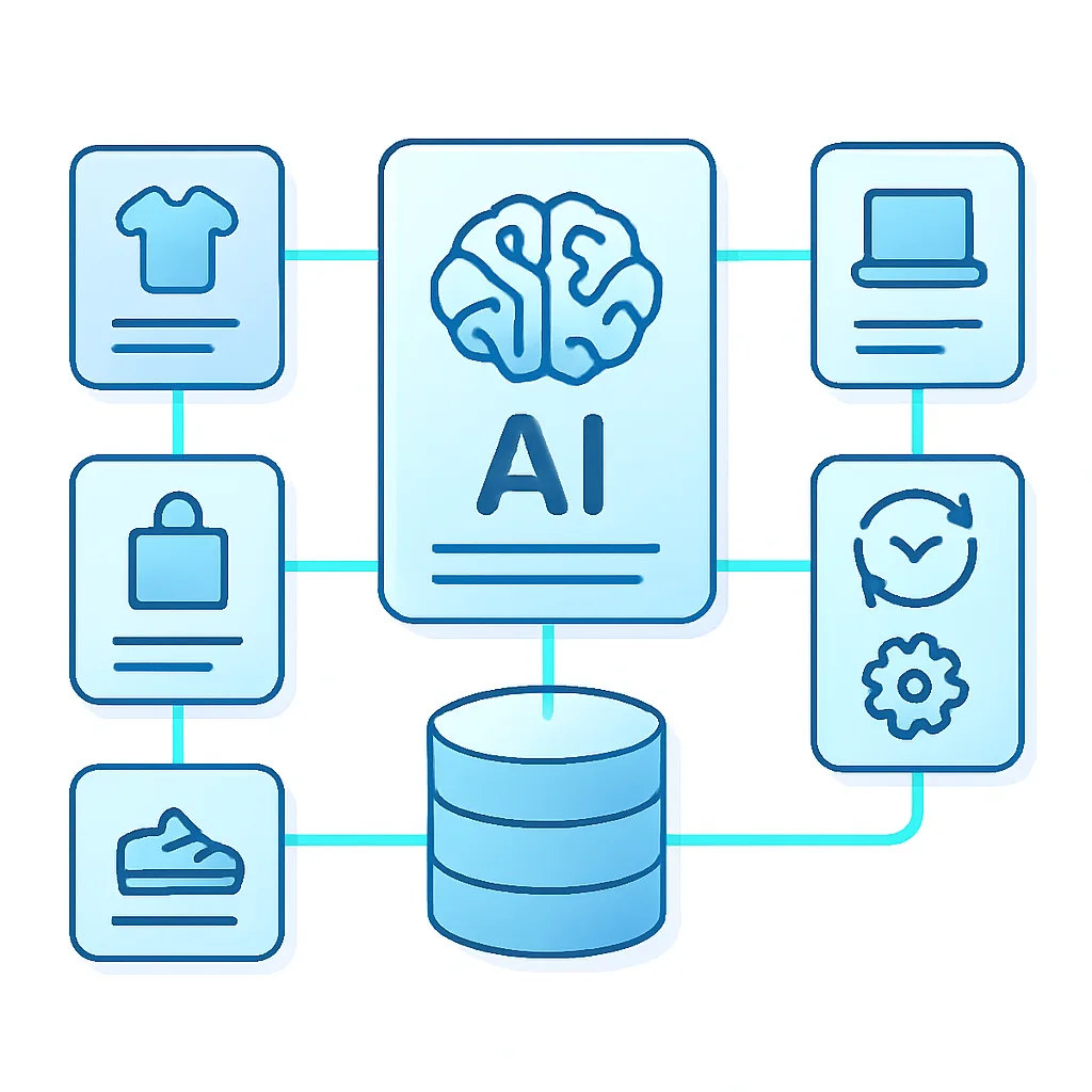 AI catalog management overview illustration