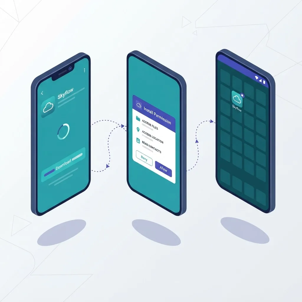 Step by step Android app installation process