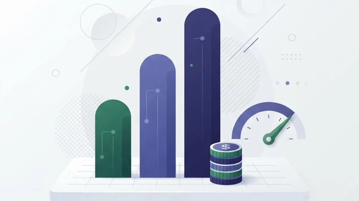 Cost and token pricing chart for an AI chatbot app