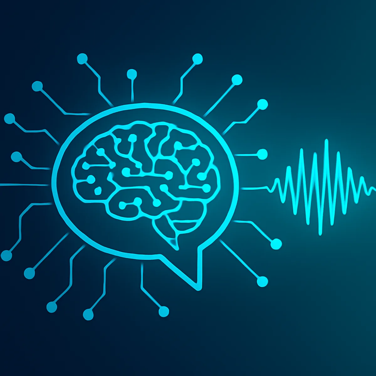 Futuristic representation of AI chatbot trends