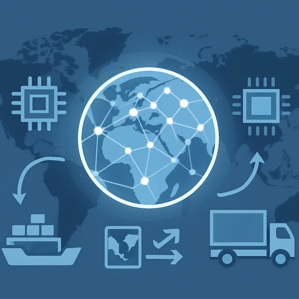 Global impact of AI compute policy