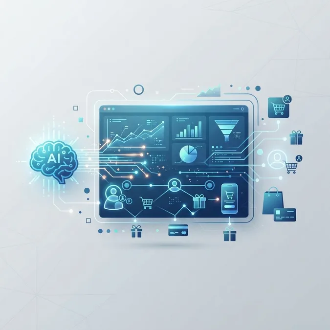 AI analyzing consumer behavior data