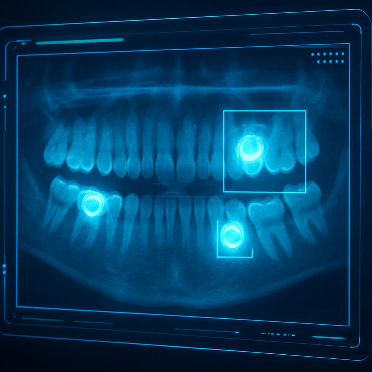 AI dental diagnosis and X-ray analysis