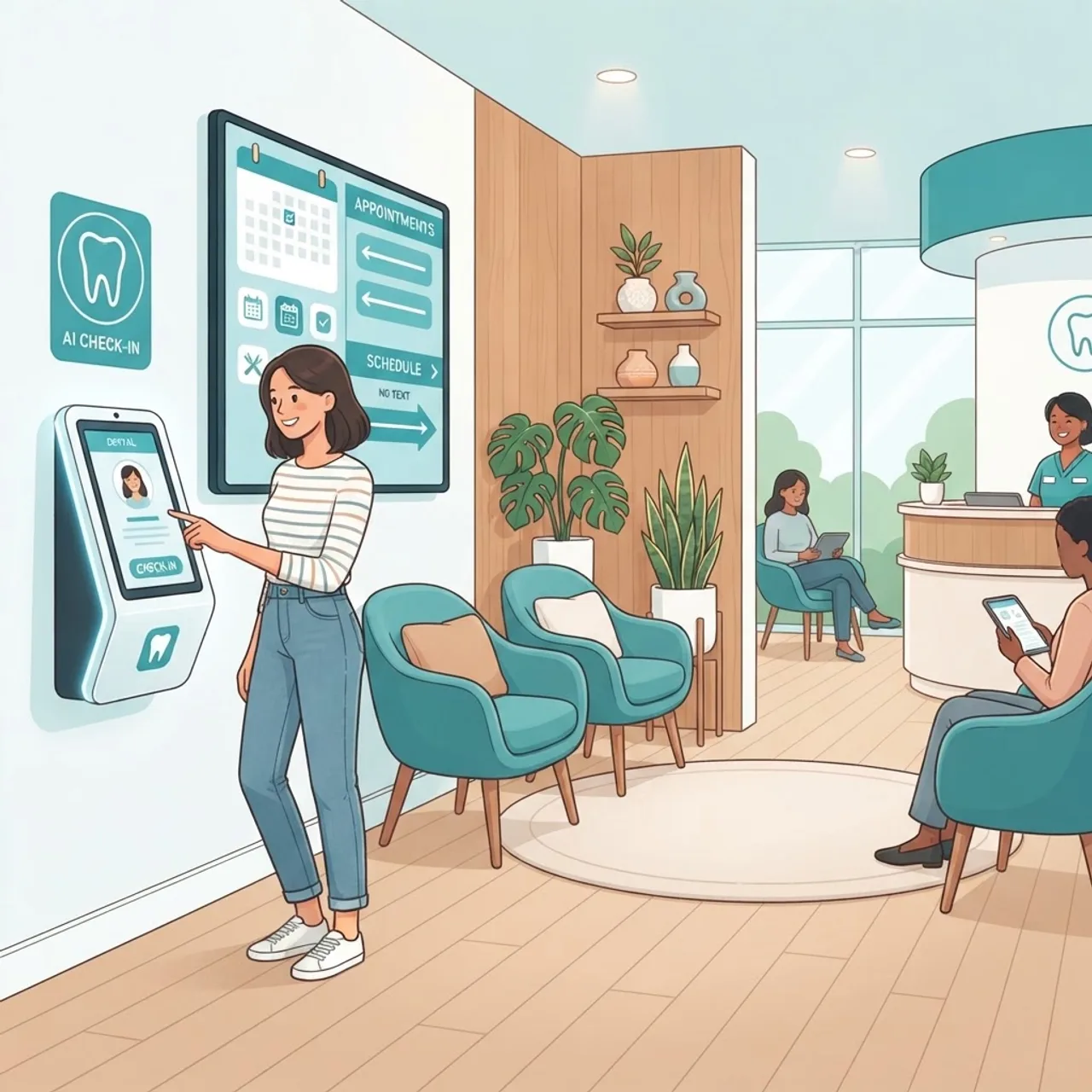 AI-powered dental patient experience and check-in