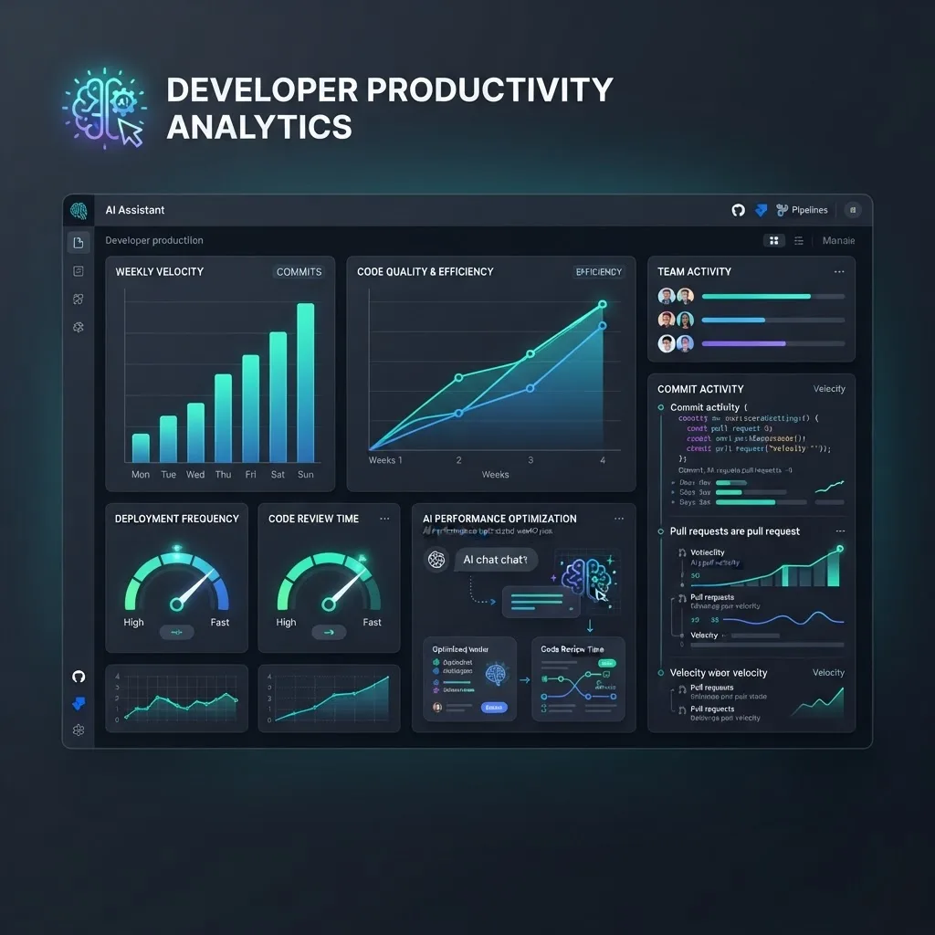 AI developer productivity metrics dashboard