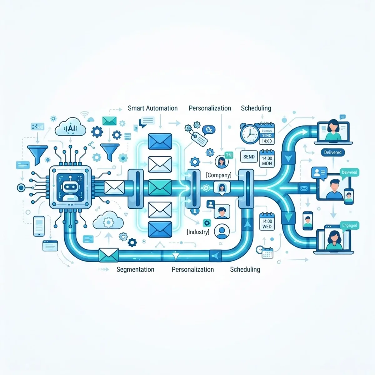 AI-powered email marketing automation pipeline