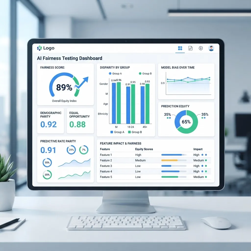 AI fairness testing dashboard