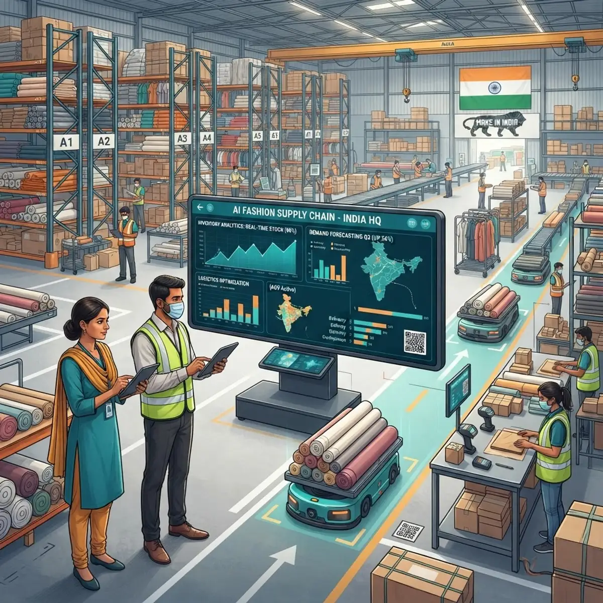 AI-powered fashion supply chain in India