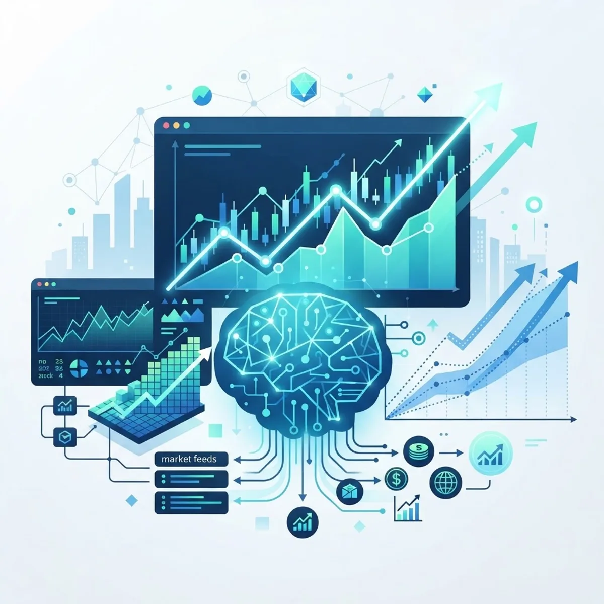 AI financial forecasting and predictive analytics dashboard