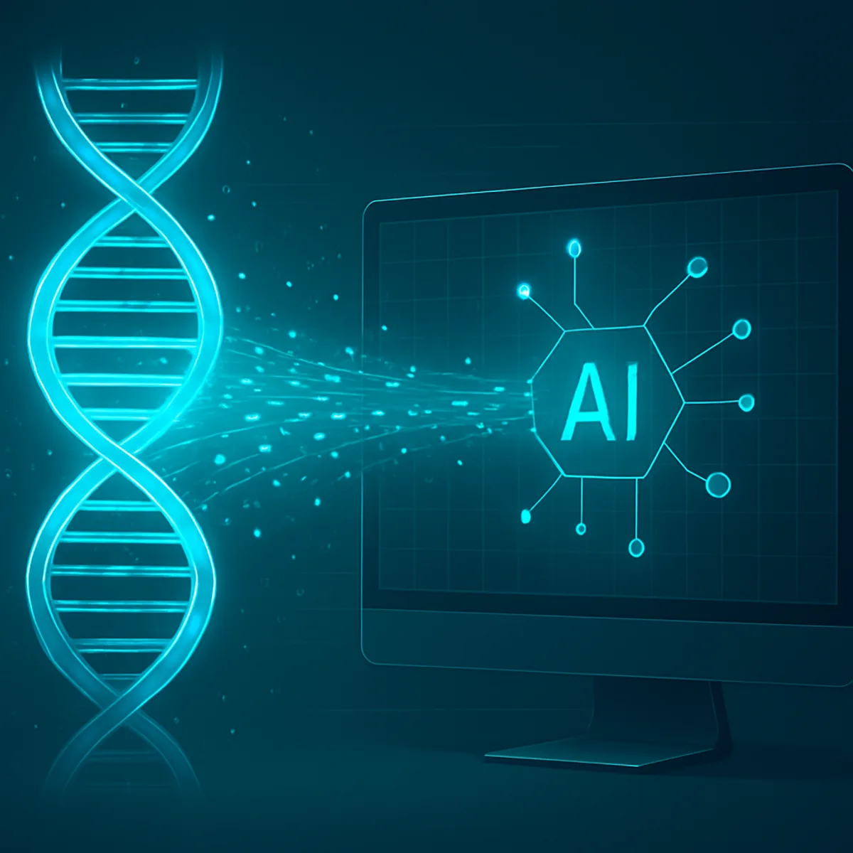 AI-powered genomic sequencing analysis of DNA data