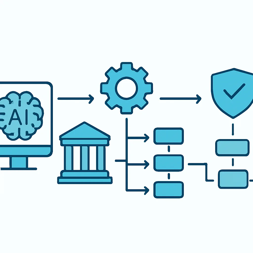 AI governance framework roadmap diagram