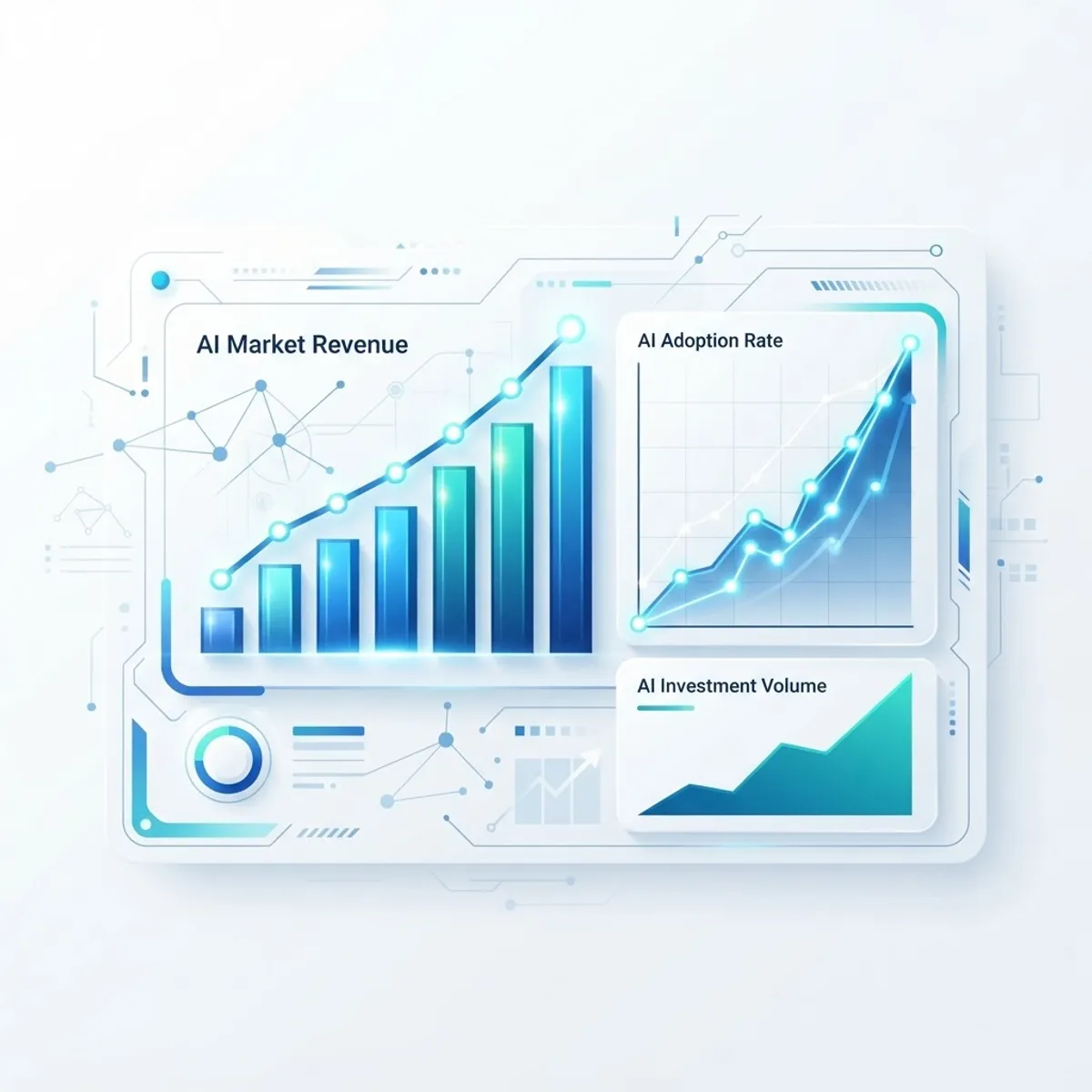 Chart showing AI industry growth trends