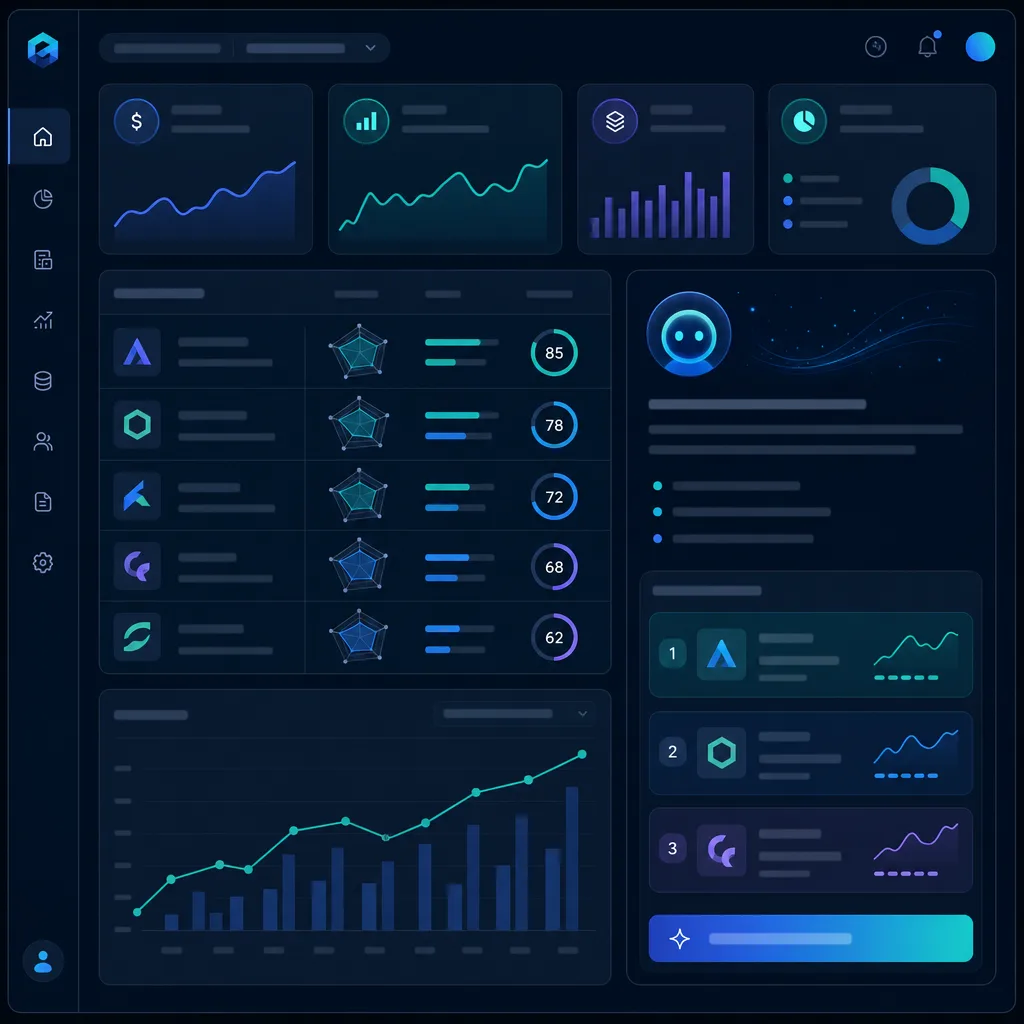 AI investment decision dashboard for private equity