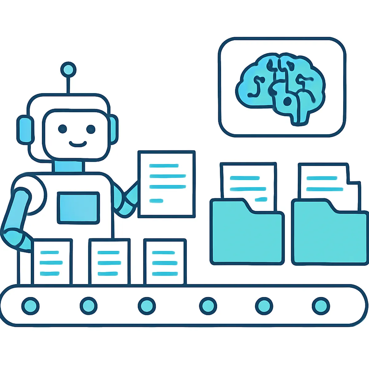 Automated AI knowledge base organizing documents