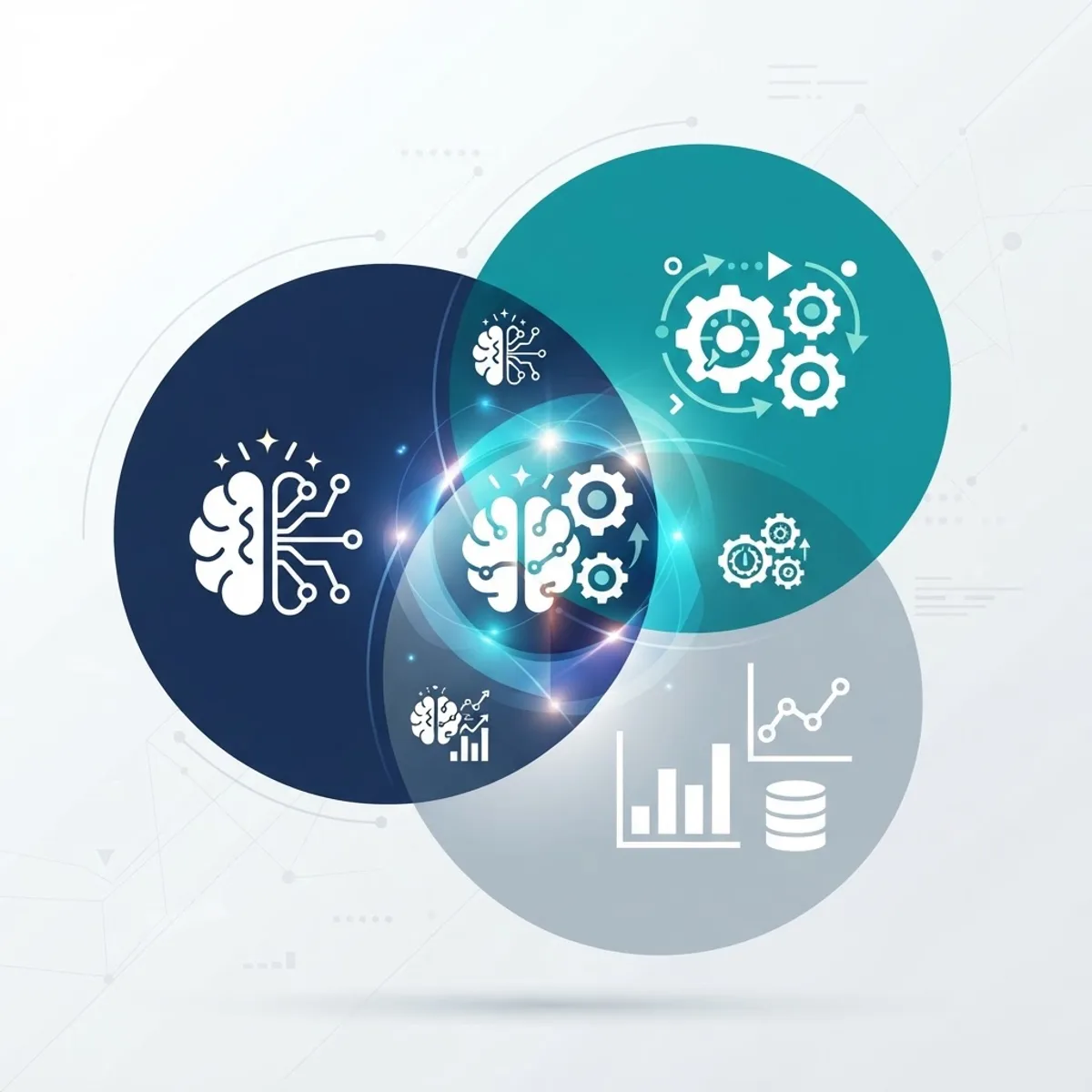 AI, machine learning, and data science journal overview illustration