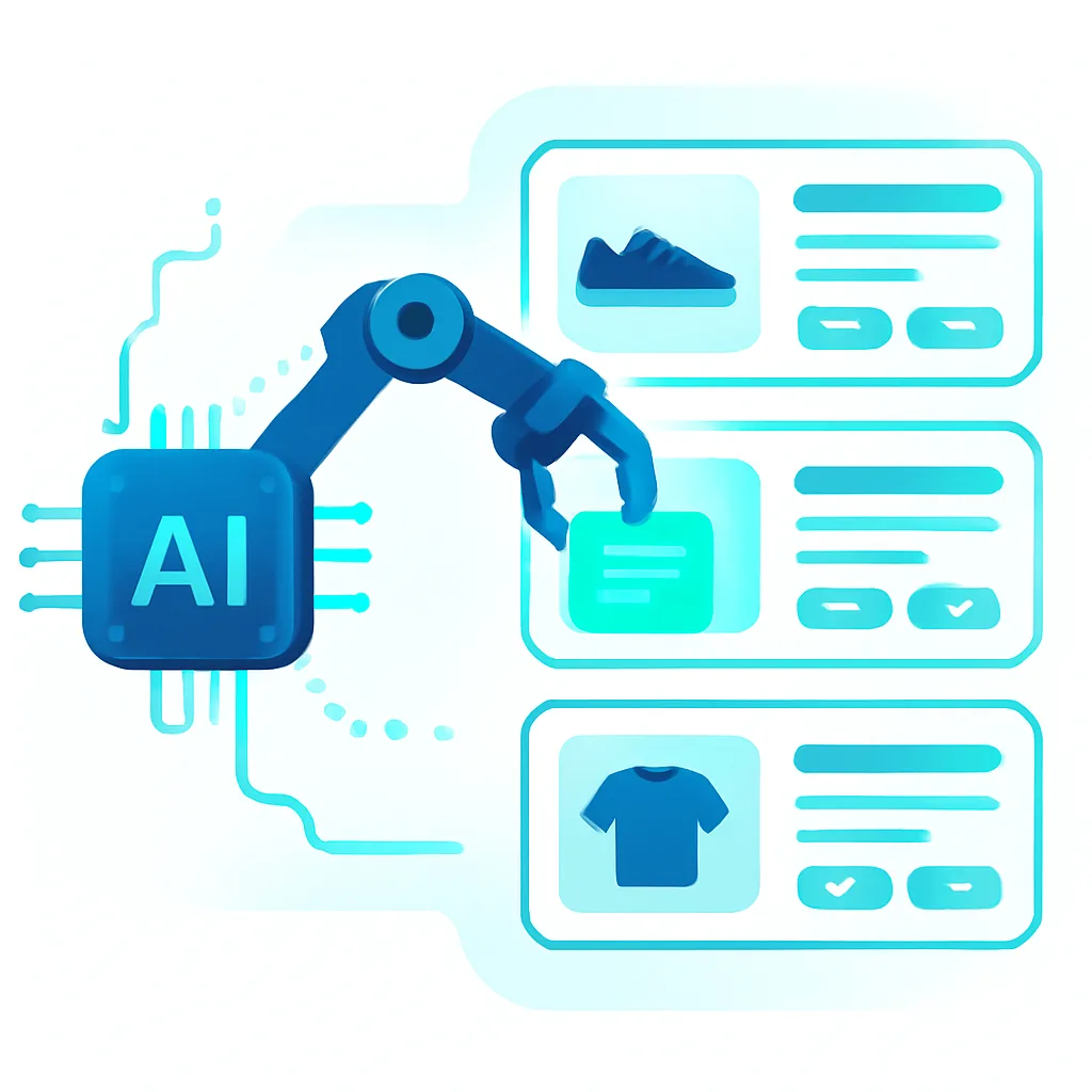 AI product data automation workflow