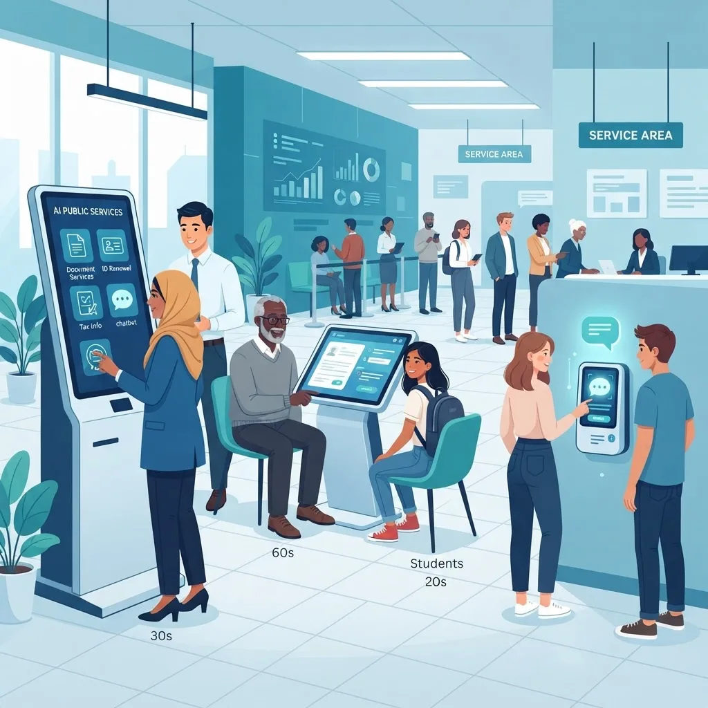 AI powering public sector services with citizens using digital kiosks