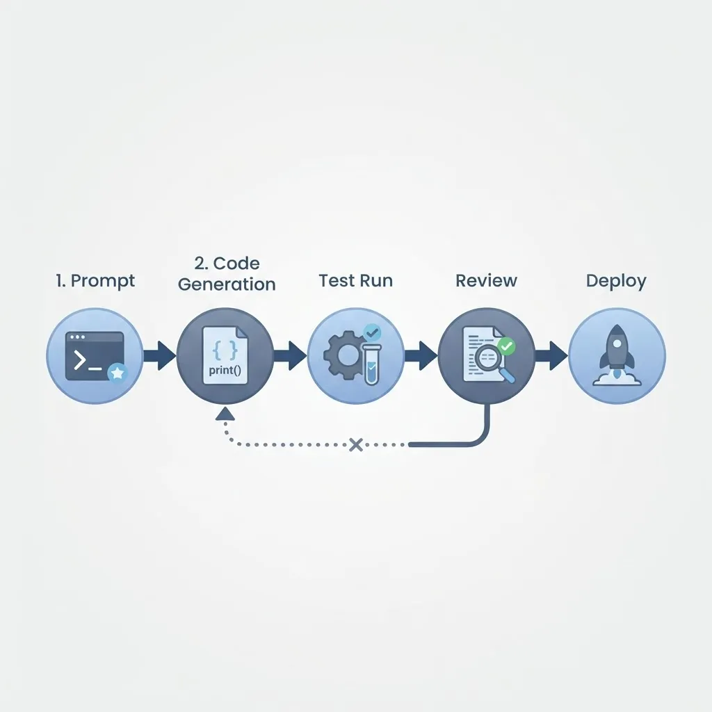 AI Python coding assistant workflow diagram
