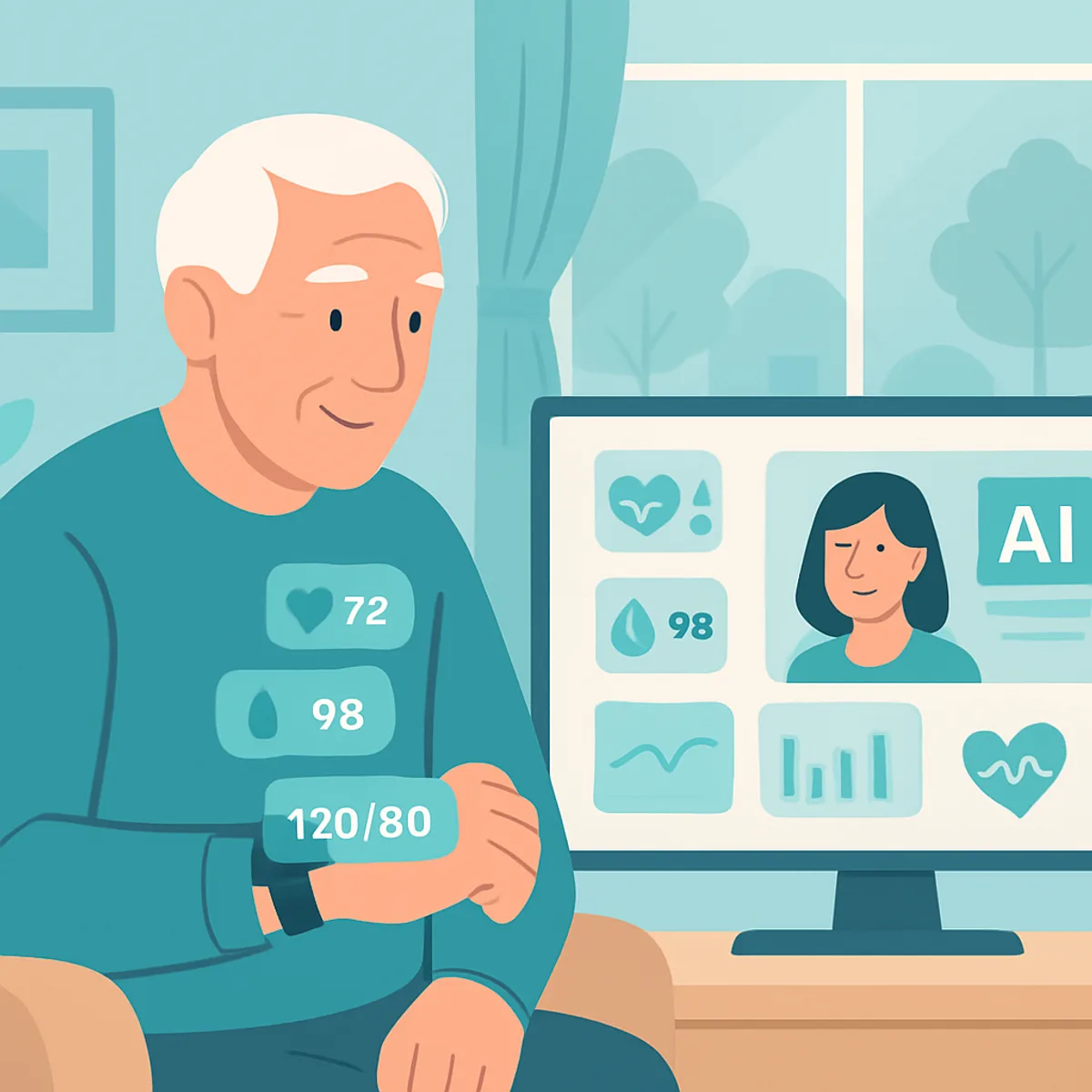 AI remote patient monitoring at home