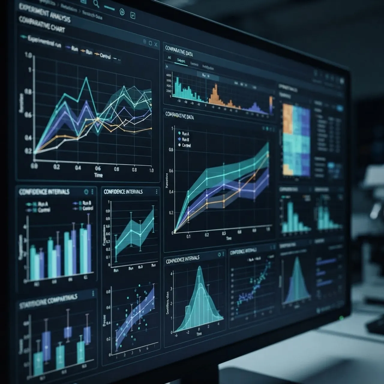 AI research data analysis dashboard