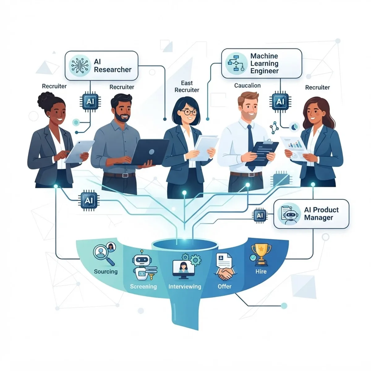 Tech recruiter roles in the AI sector