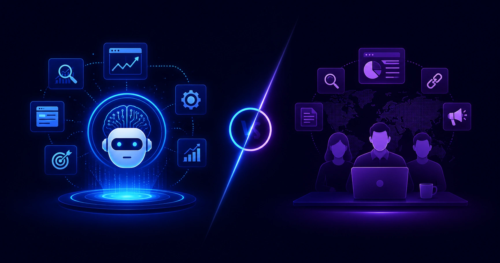 AI SEO vs Traditional Agency comparison overview