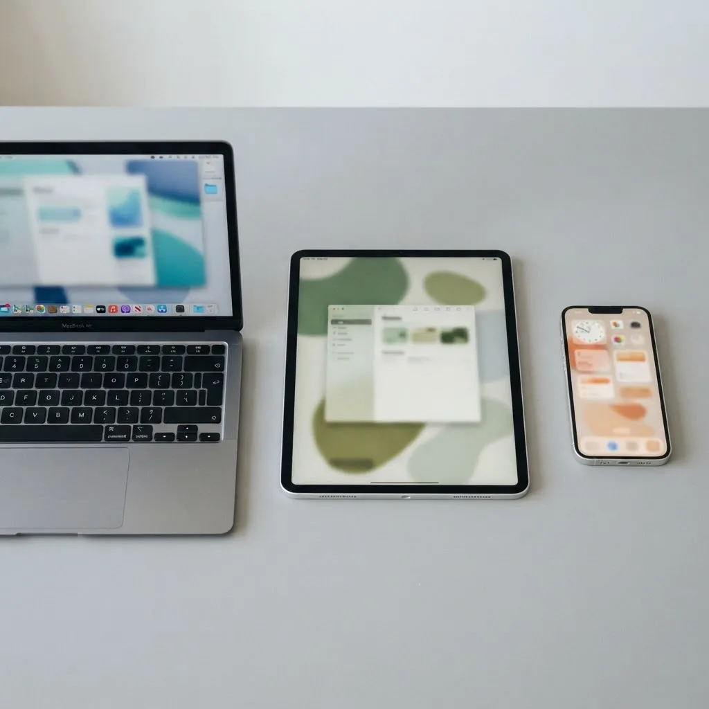 Devices showing different AI writing tool interfaces side by side