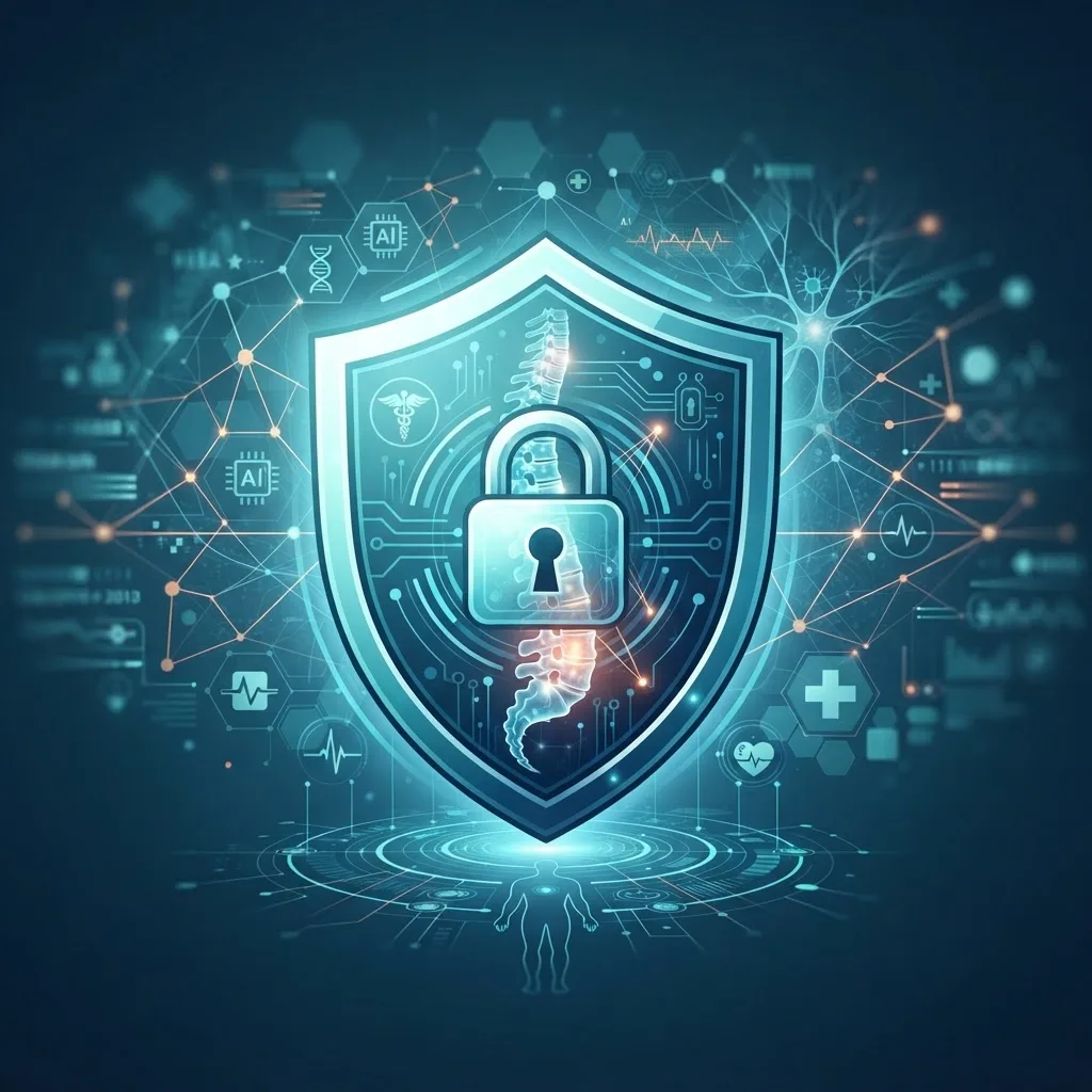 Medical data privacy and ethics in AI spine health