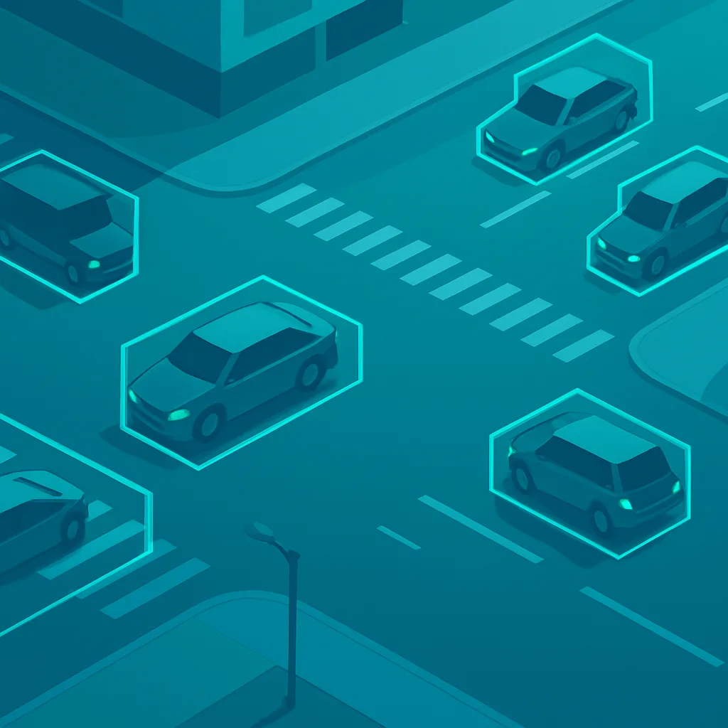 Overview of Artificial Intelligence Vehicle Detection on a city street