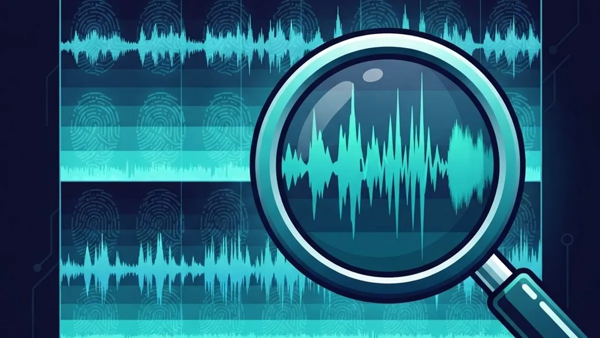 Spectrogram analysis and AI audio detection tools