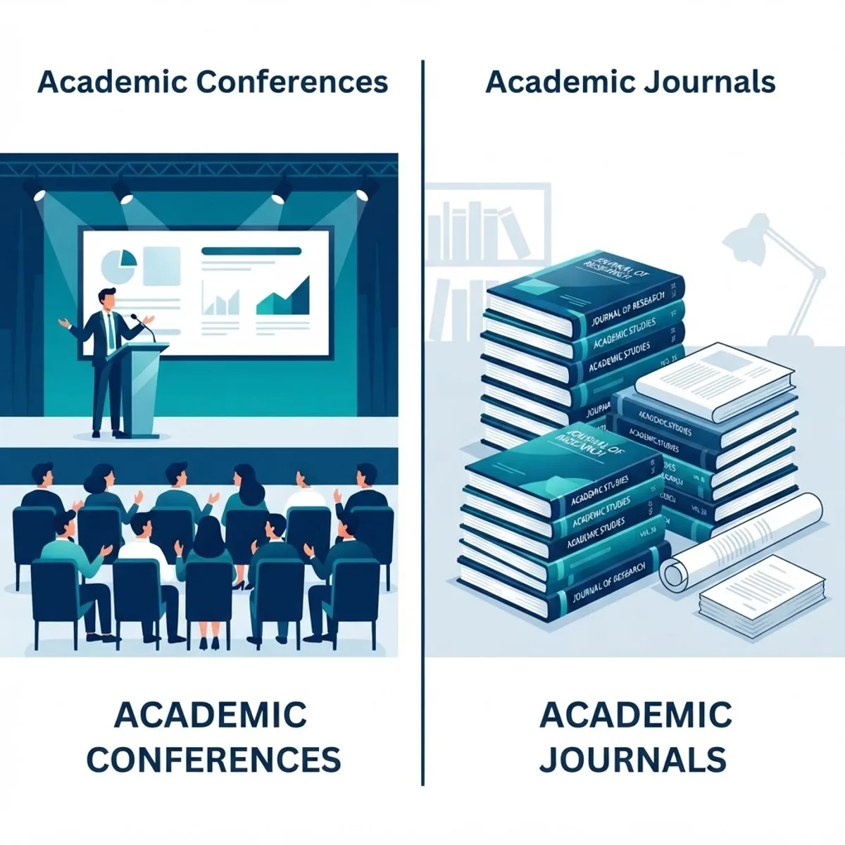 AISTATS conference versus journals comparison