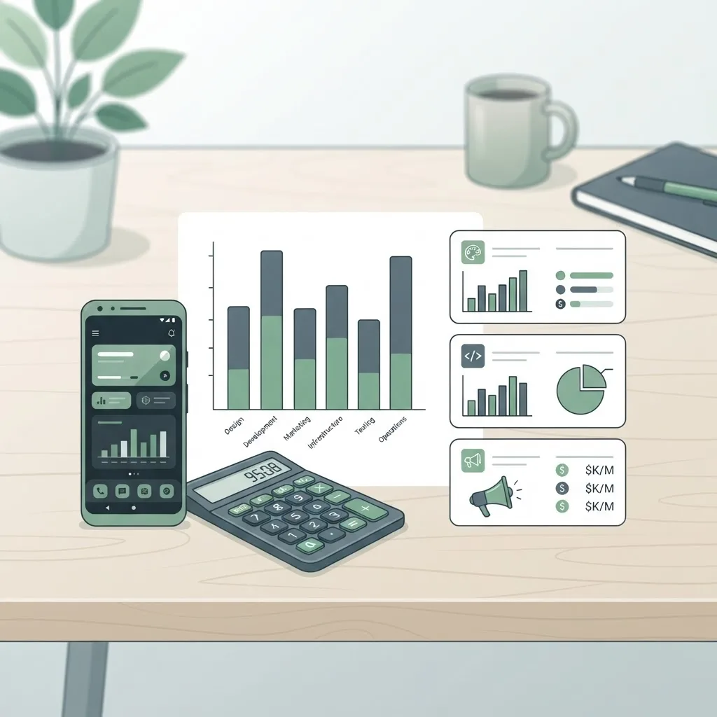 Android app project cost and budget breakdown