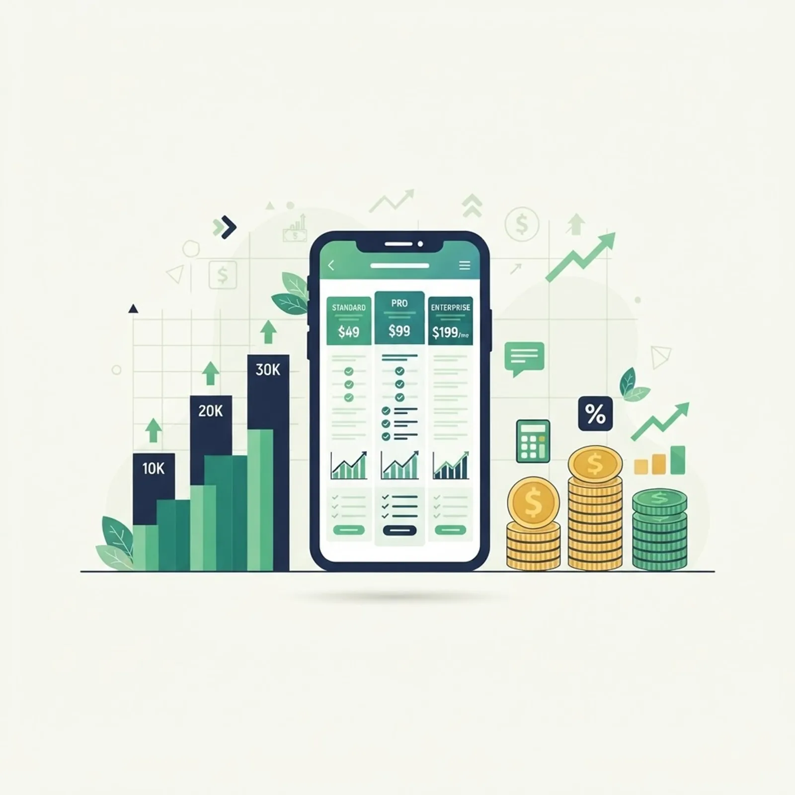 Android app development cost comparison chart