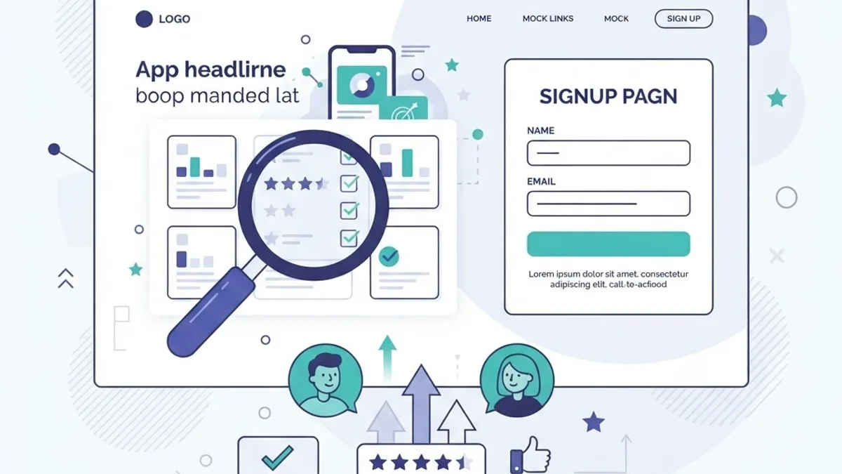 Validating an app idea with landing pages, surveys and user feedback