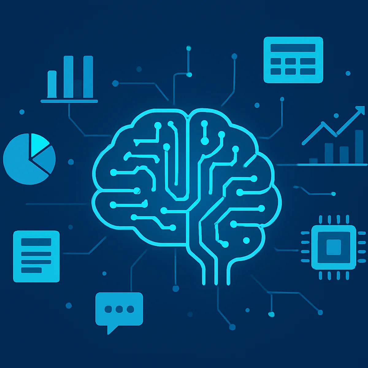 Overview illustration of artifact intelligence concepts and connected data