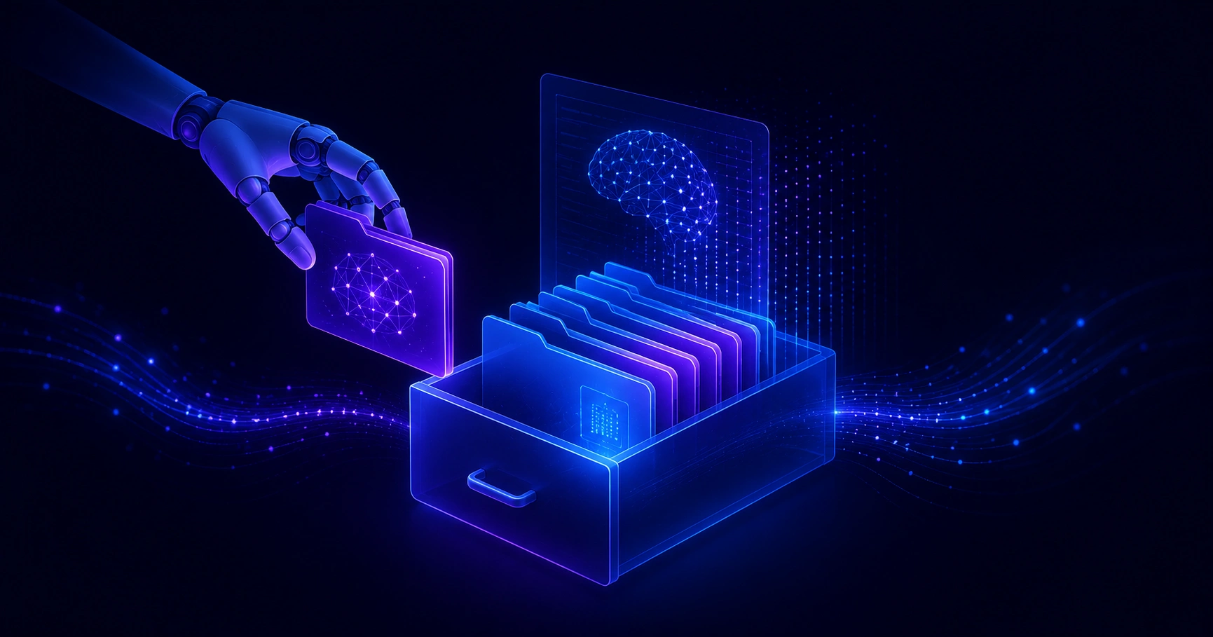 Artificial intelligence neural network concept