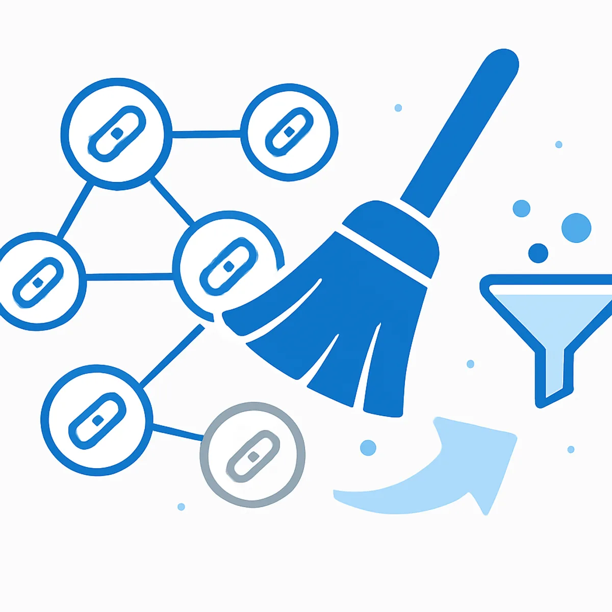Backlink profile cleanup for recovery