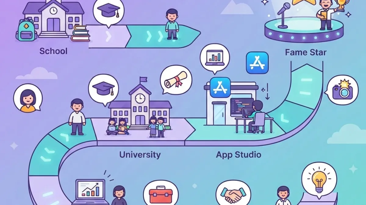 BitLife famous app developer roadmap