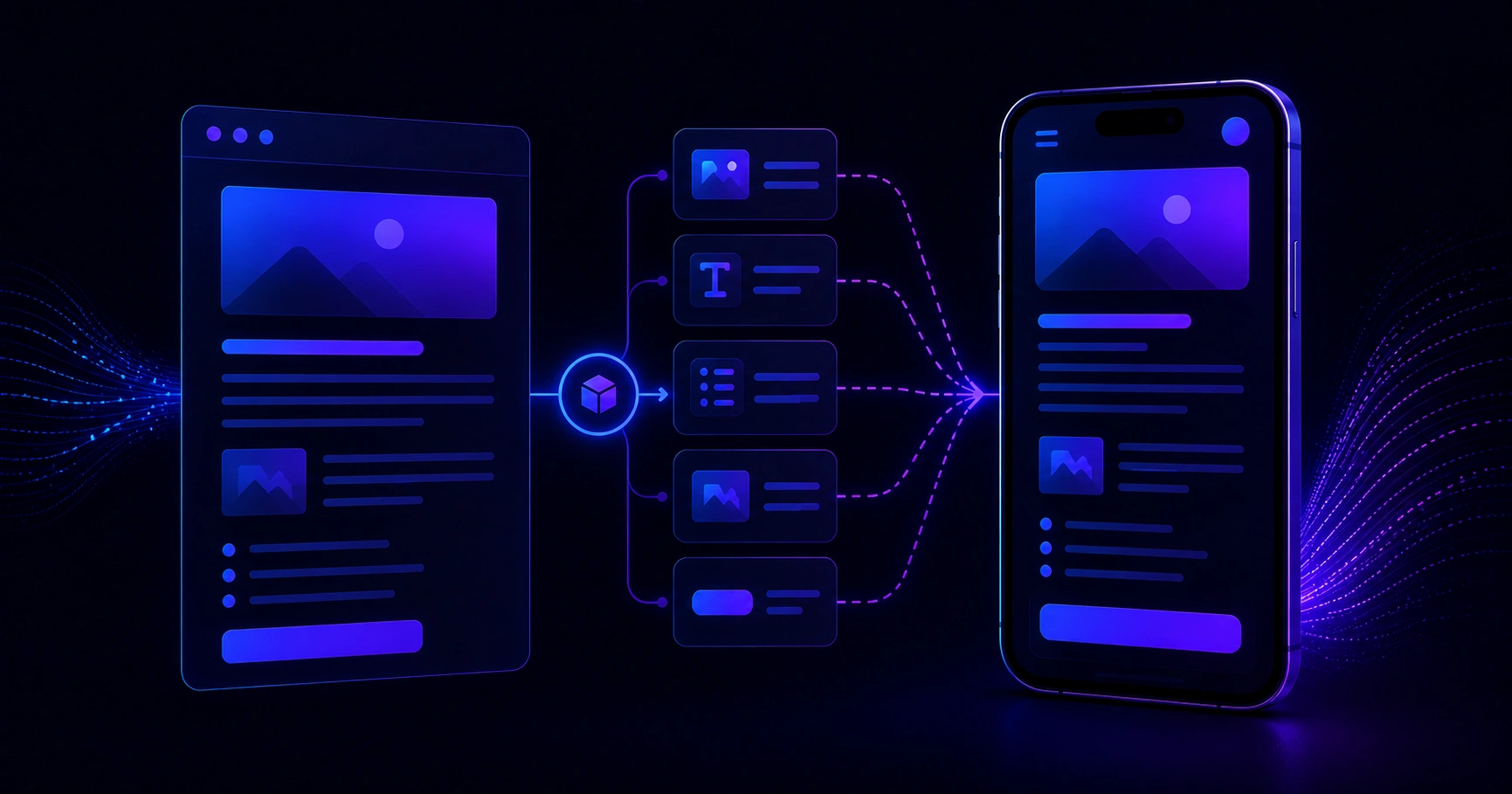 blog post renderer component architecture mobile app