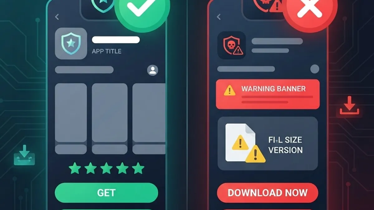 Comparing the official app with an unofficial download