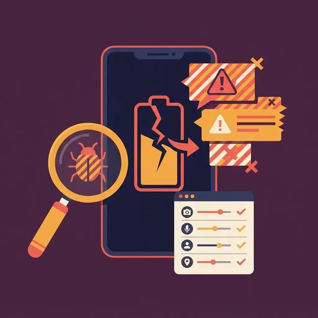 Malware warning signs in modified APK files